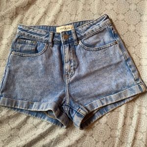 Denim shorts